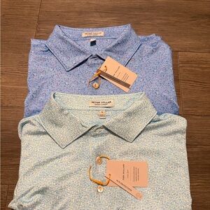 ❗️SALE❗️Peter Millar Men's Blue and Light Blue Shirts